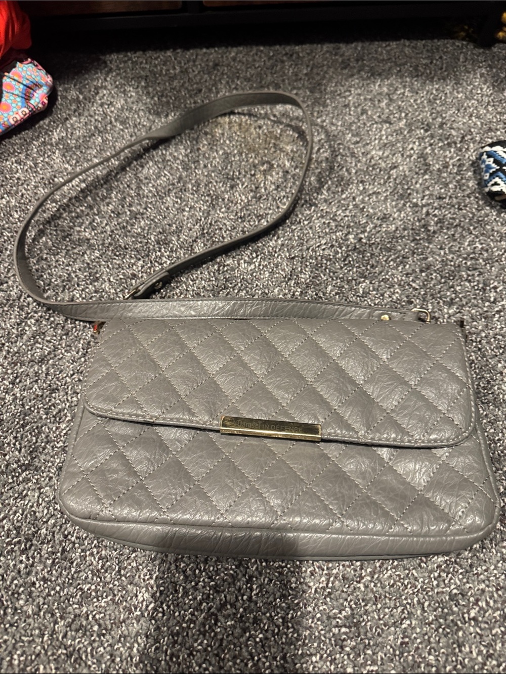 Damsel in defense concealed carry Gray Crossbody Shoulder Bag